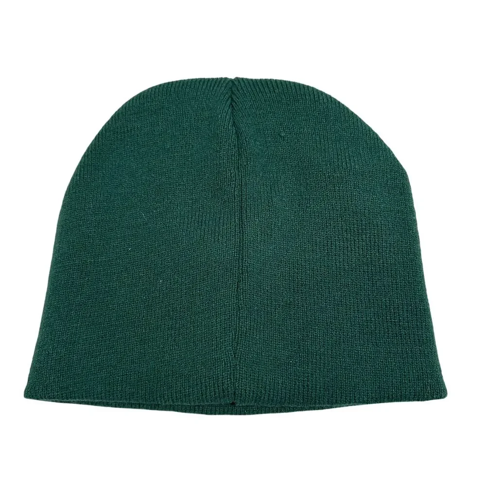 Green PSU Knit Beanie Winter Hat Panthers Plymouth State University